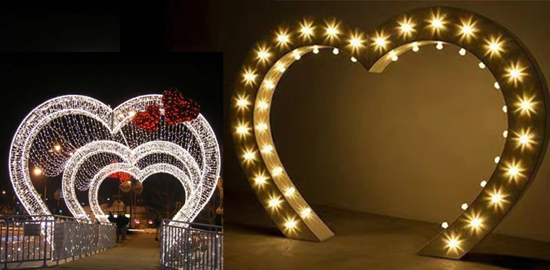 heart shaped arch with lights heart shaped arch with lights