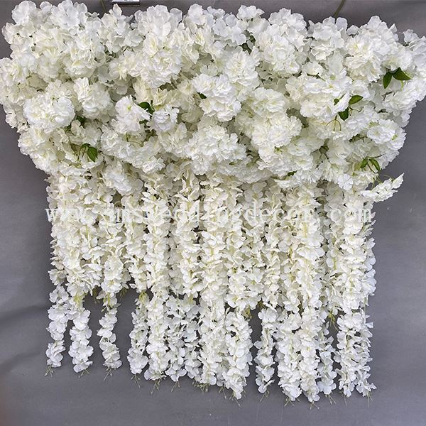 Falska blommor för bröllop Arch