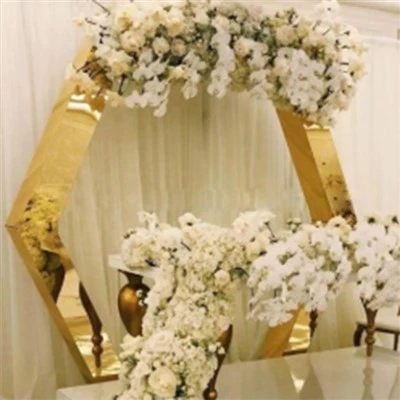 Guld Hexagon Arch