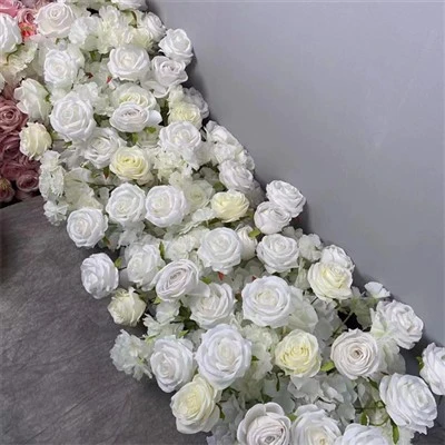 Enkel White Rose Runner